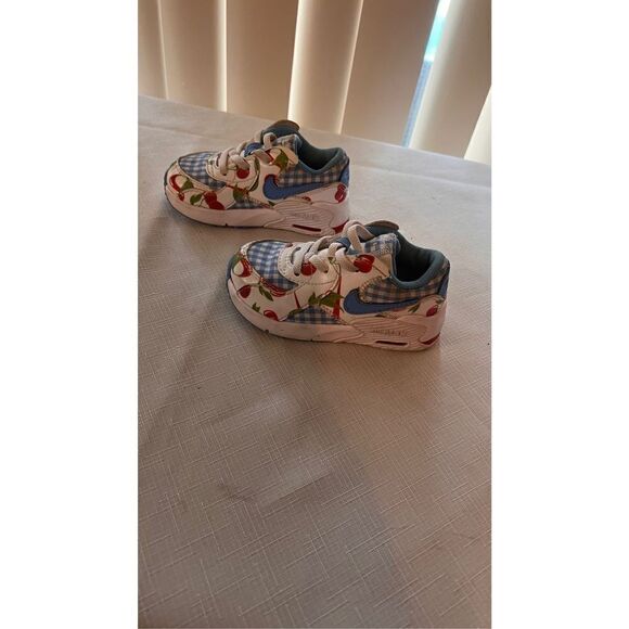 Nike Air Max Excee Unisex Cherries Casual Running Sneakers Blue White Size 6C - Picture 5 of 10